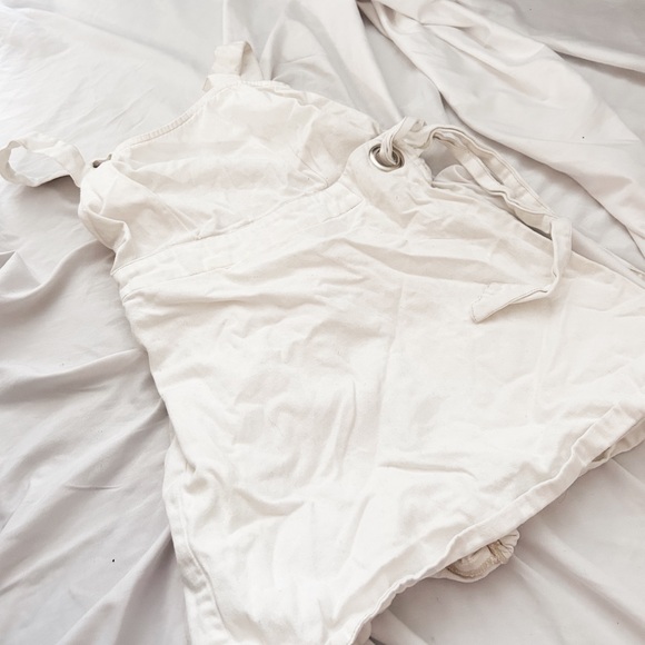 Cute White Jean Jumpsuit ✨ - Picture 2 of 3